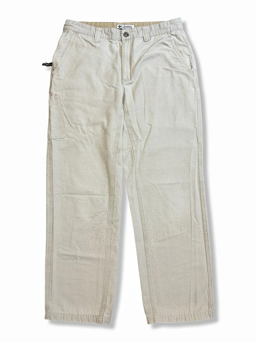 Vintage Columbia Men's Cotton Hiking Pants Beige